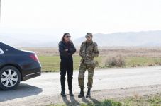 Azerbaijani president, first lady visit Fuzuli, Zangilan, Lachin and Jabrayil districts (PHOTO)