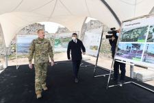 Azerbaijani president, first lady visit Fuzuli, Zangilan, Lachin and Jabrayil districts (PHOTO)