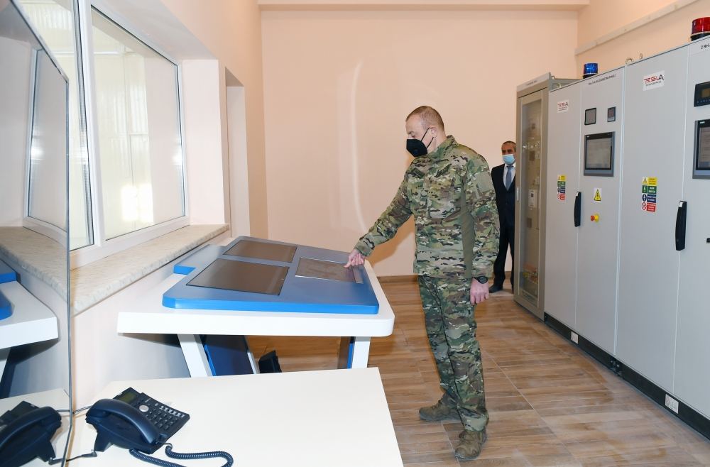 Azerbaijani president inaugurates Gulabird hydropower plant in Lachin (PHOTO)