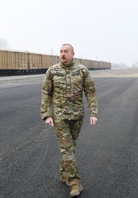 Azerbaijani president, first lady visit Fuzuli, Zangilan, Lachin and Jabrayil districts (PHOTO)