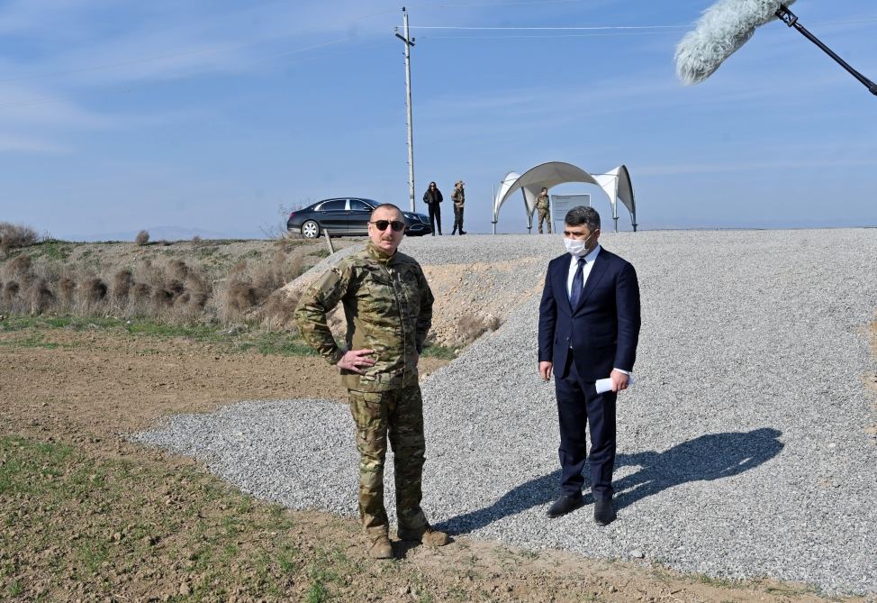Azerbaijani president, first lady visit Fuzuli, Zangilan, Lachin and Jabrayil districts (PHOTO)