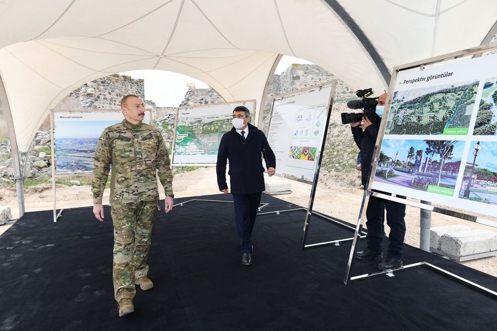 Azerbaijani president, first lady visit Fuzuli, Zangilan, Lachin and Jabrayil districts (PHOTO)