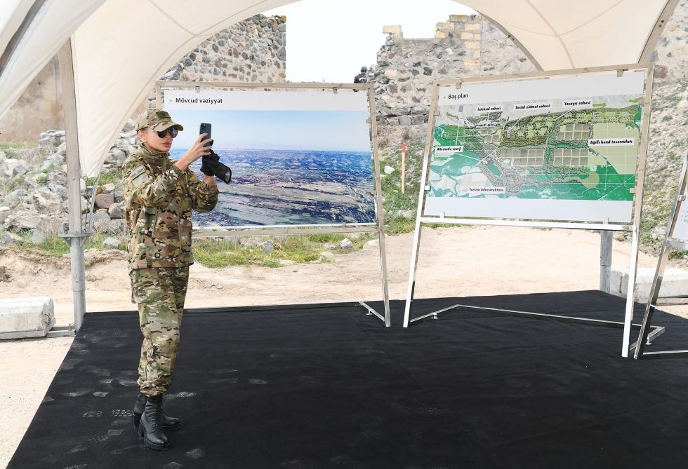 Azerbaijani president, first lady visit Fuzuli, Zangilan, Lachin and Jabrayil districts (PHOTO)