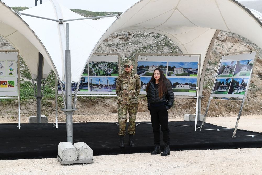 Azerbaijani president, first lady visit Fuzuli, Zangilan, Lachin and Jabrayil districts (PHOTO)