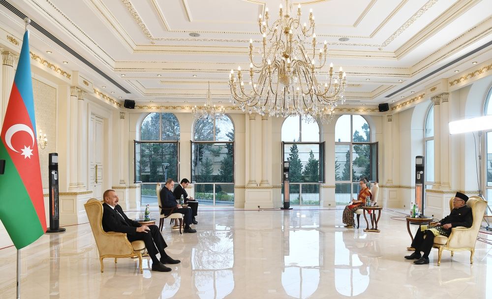 On liberated lands we want to see Indonesian companies as our partners, as contractors to implement different projects - President Aliyev