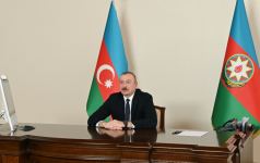 Президент Ильхам Алиев принял в видеоформате сопредседателя Международного центра Низами Гянджеви (ФОТО)