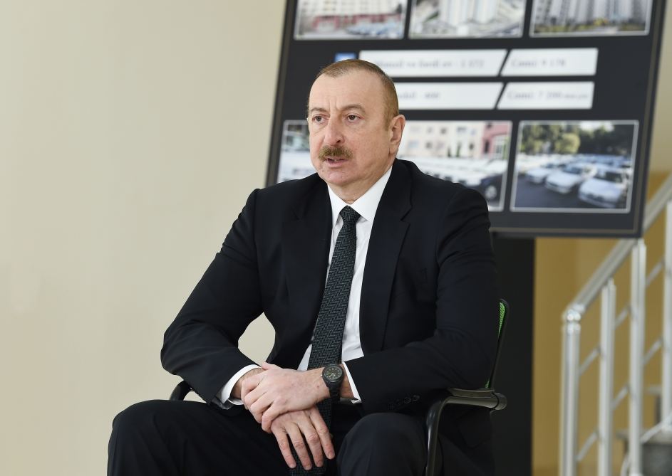 Президент Ильхам Алиев: Сдача в период тандема НФА-Мусават Шуши, Лачина, Кельбаджара врагу была большим предательством