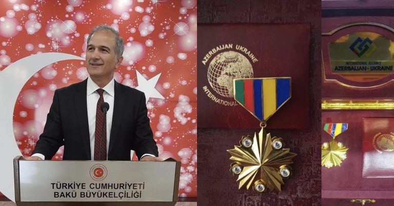 Композитор Севиндж Тофиггызы награждена золотой медалью международного альянса "Азербайджан-Украина" (ФОТО)