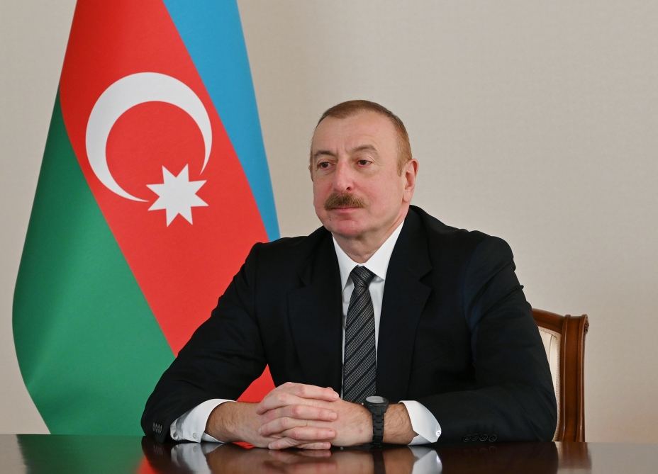 Президент Ильхам Алиев в видеоформате принял делегацию во главе с председателем Объединенного комитета начальников штабов Пакистана (ФОТО/ВИДЕО)