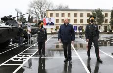 Президент Ильхам Алиев принял участие в открытии новопостроенной «Н-ской» воинской части Внутренних войск  (ФОТО/ВИДЕО)