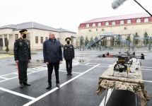 Президент Ильхам Алиев принял участие в открытии новопостроенной «Н-ской» воинской части Внутренних войск  (ФОТО/ВИДЕО)