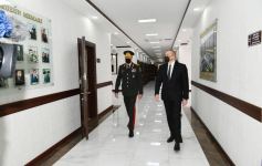 Президент Ильхам Алиев принял участие в открытии новопостроенной «Н-ской» воинской части Внутренних войск  (ФОТО/ВИДЕО)