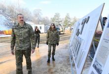 Президент Ильхам Алиев и Первая леди Мехрибан Алиева побывали в городе Шуша (ФОТО/ВИДЕО)