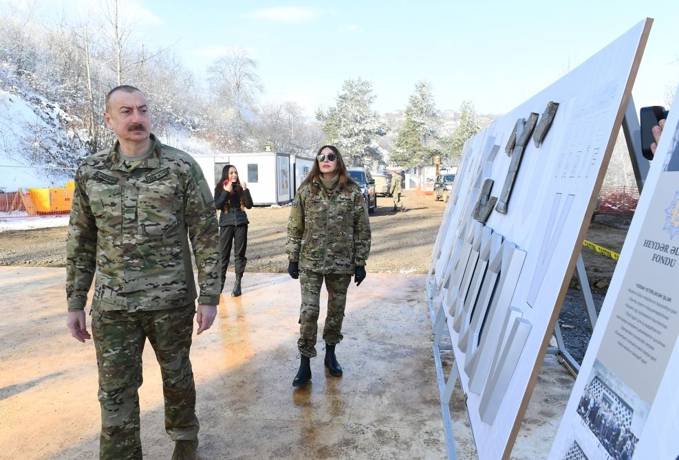 Президент Ильхам Алиев и Первая леди Мехрибан Алиева побывали в городе Шуша (ФОТО/ВИДЕО)