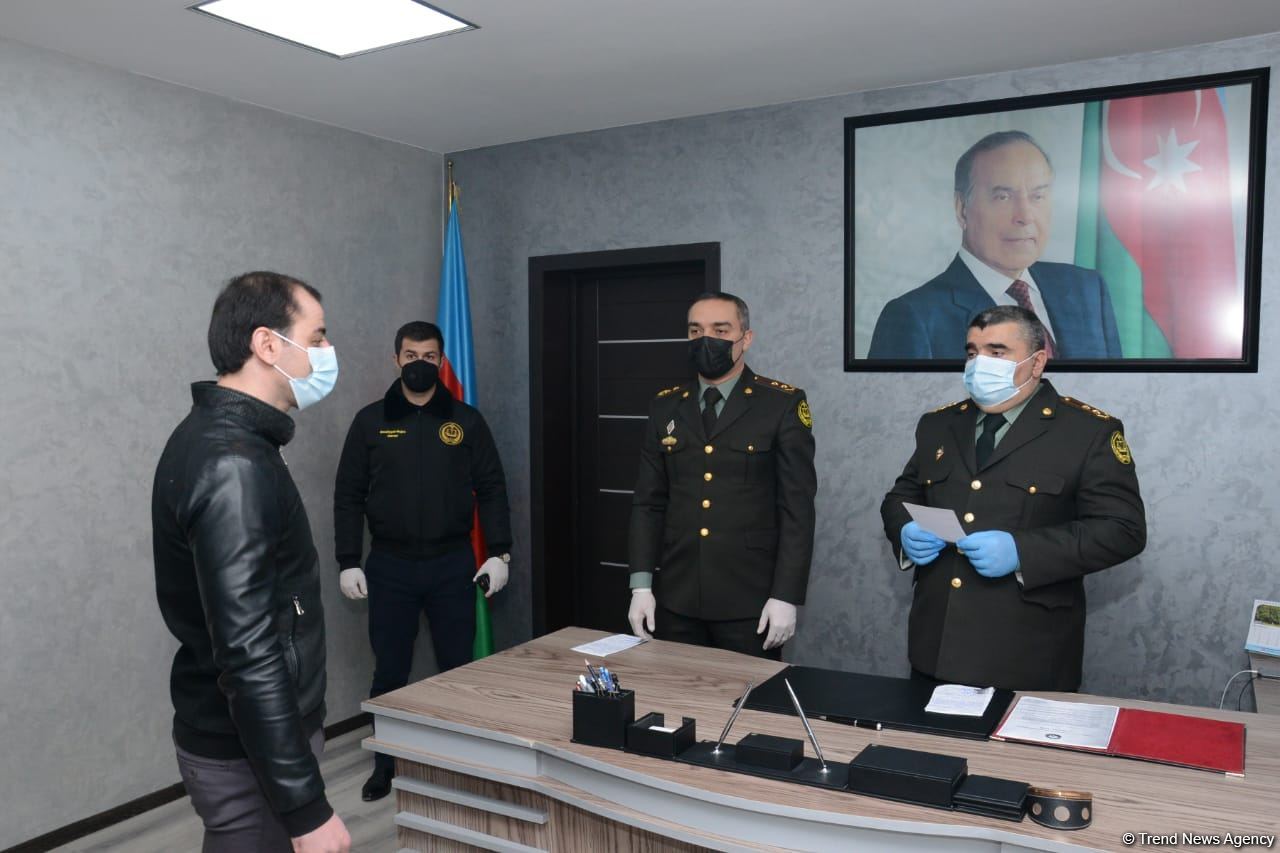 В исправительном учреждении №9 Пенитенциарной службы Азербайджана освобождены 5 человек (ФОТО)