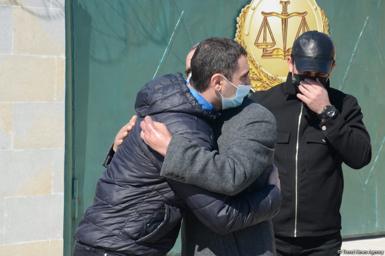 В исправительном учреждении №9 Пенитенциарной службы Азербайджана освобождены 5 человек (ФОТО)
