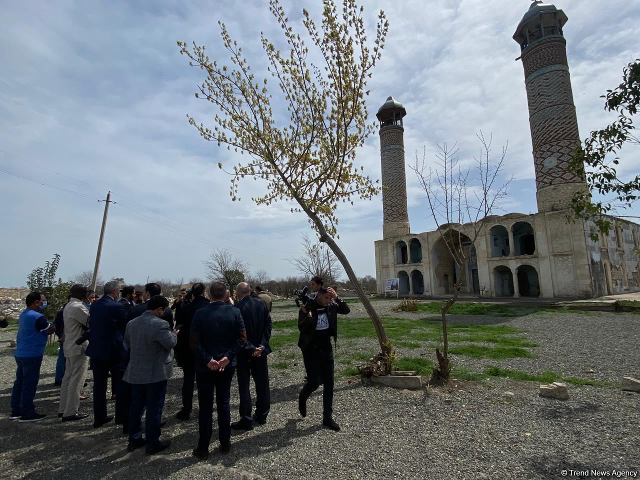 OIC's representatives visiting Azerbaijan's liberated Aghdam city (PHOTO)