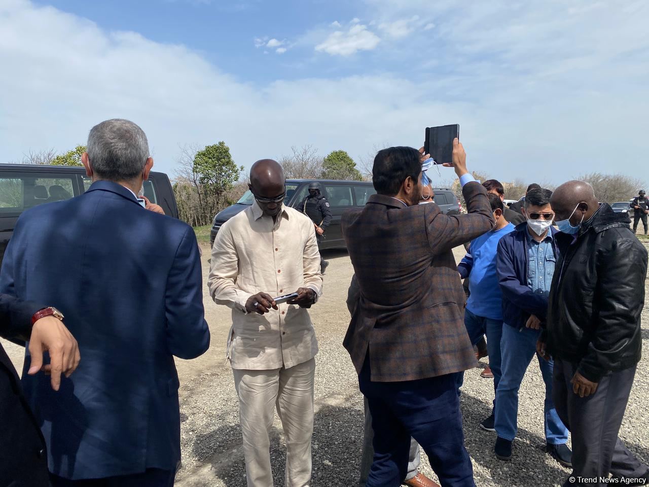 OIC's representatives visiting Azerbaijan's liberated Aghdam city (PHOTO)