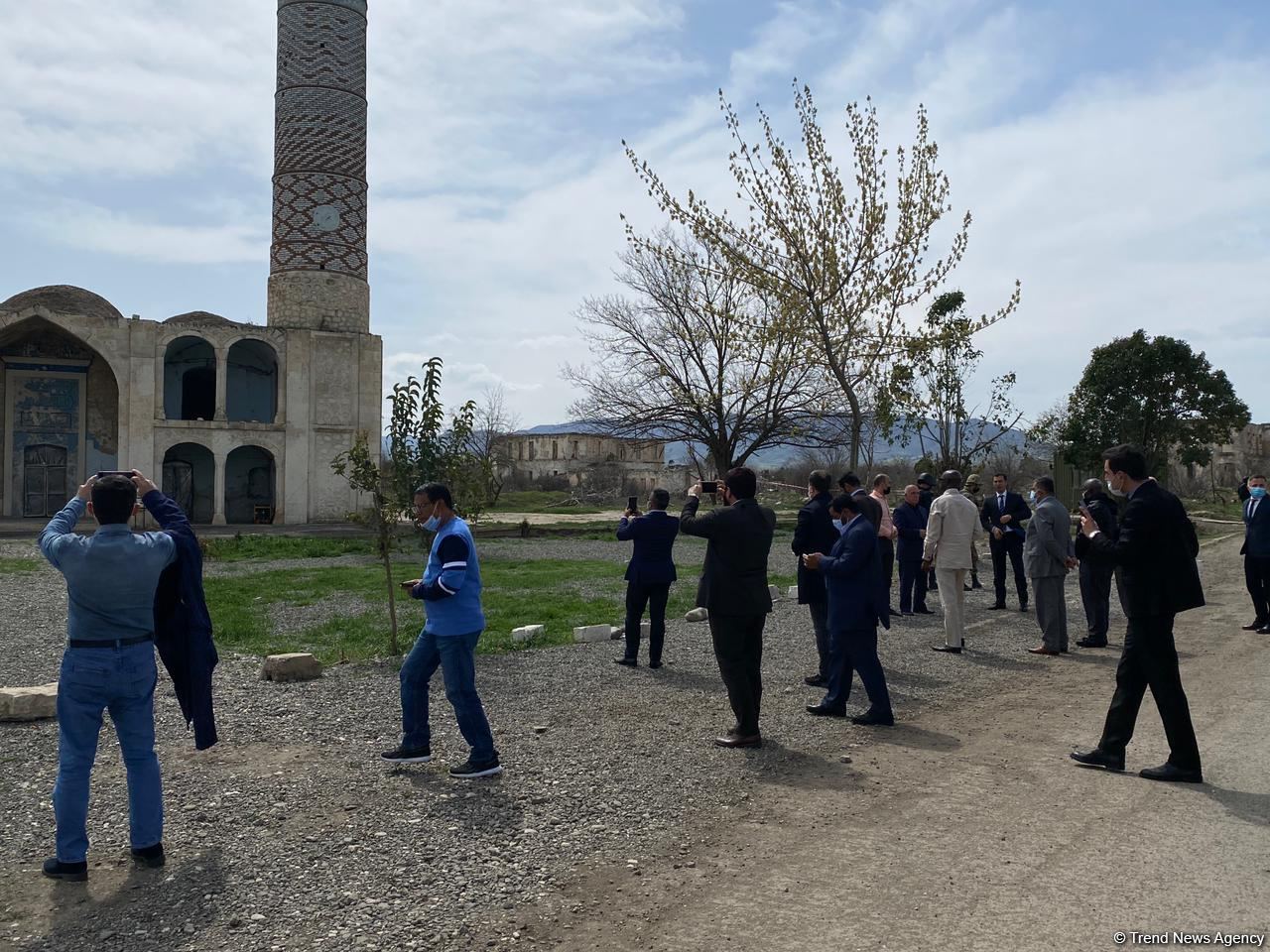 OIC's representatives visiting Azerbaijan's liberated Aghdam city (PHOTO)
