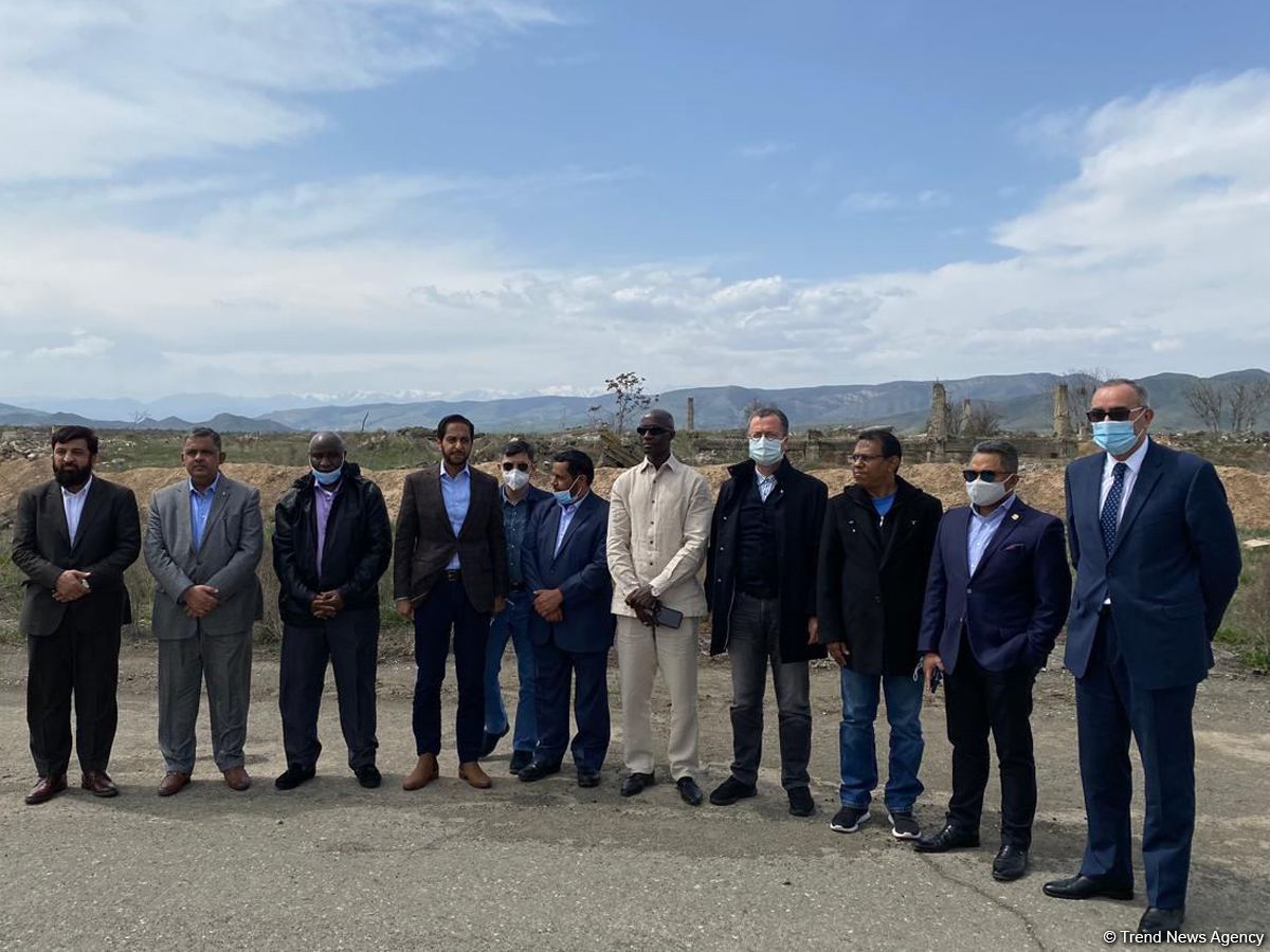OIC's representatives visiting Azerbaijan's liberated Aghdam city (PHOTO)