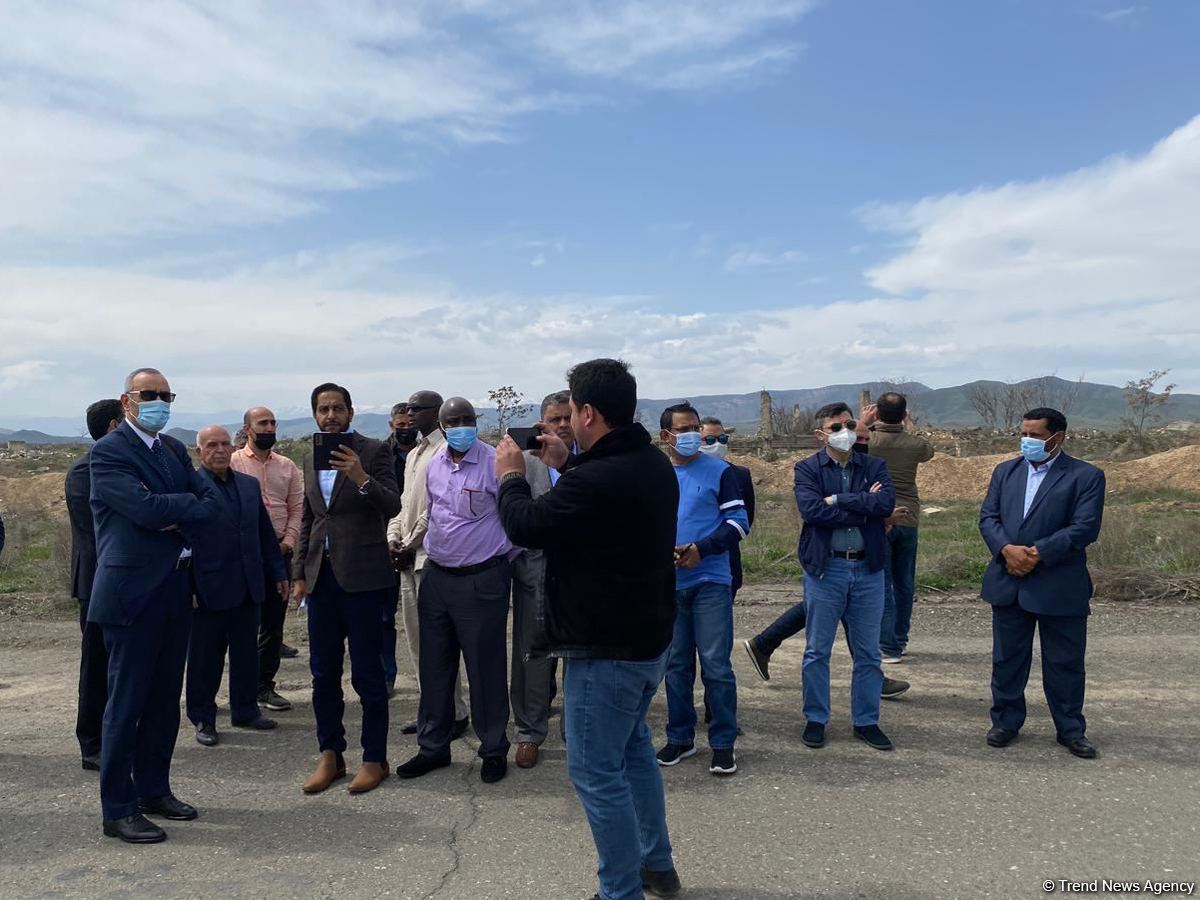OIC's representatives visiting Azerbaijan's liberated Aghdam city (PHOTO)