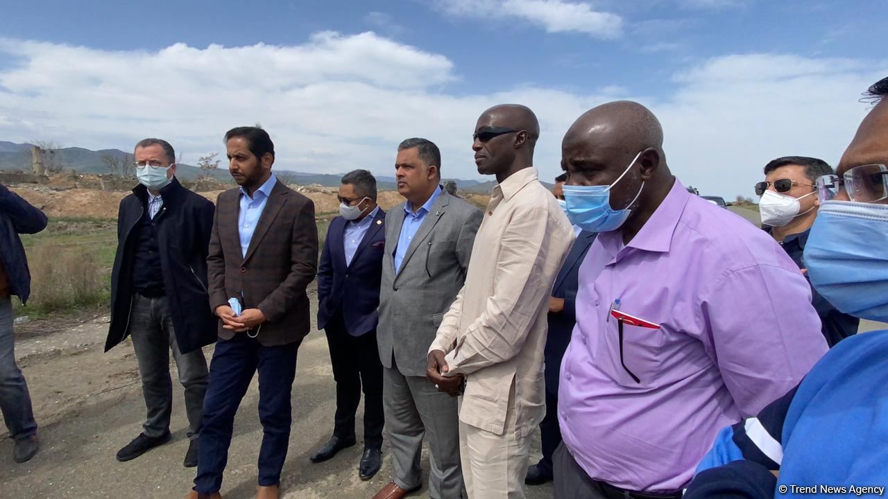 OIC's representatives visiting Azerbaijan's liberated Aghdam city (PHOTO)