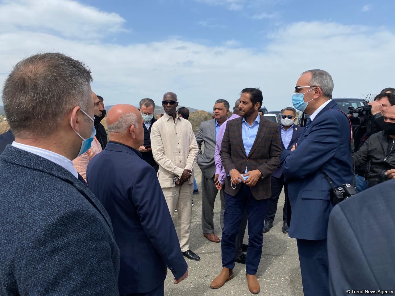 OIC's representatives visiting Azerbaijan's liberated Aghdam city (PHOTO)