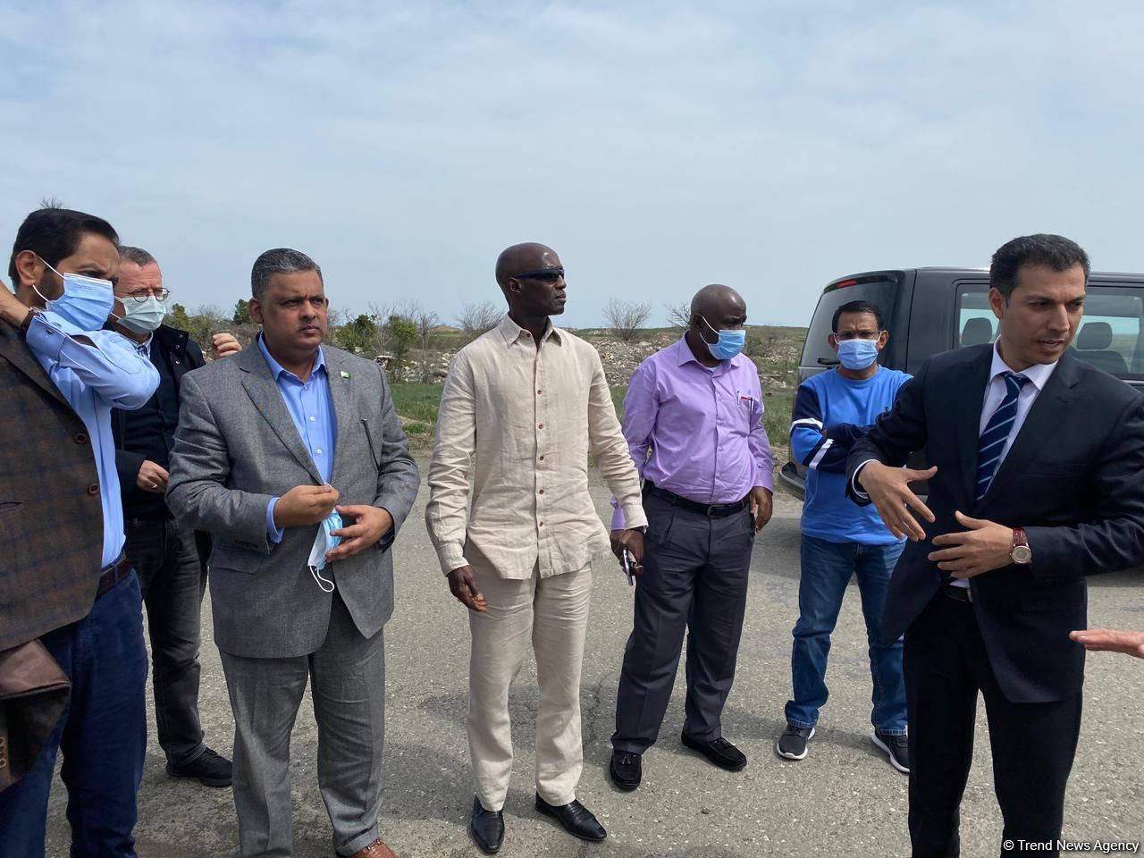 OIC's representatives visiting Azerbaijan's liberated Aghdam city (PHOTO)