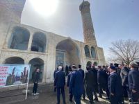 Главы религиозных конфессий в Азербайджане посетили Агдамскую джума-мечеть (ФОТО)