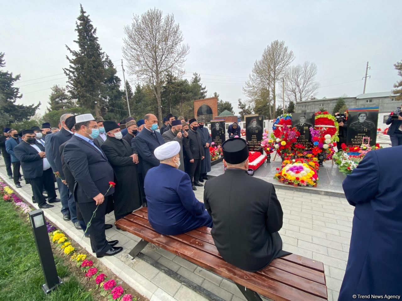 Начался визит глав религиозных общин Азербайджана в Агдам (ФОТО)