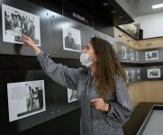 В Баку открылась выставка "Первый…!". Летчик-космонавт Александр Самокутяев рассказал о выходе в открытый космос (ФОТО)