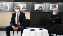 В Баку открылась выставка "Первый…!". Летчик-космонавт Александр Самокутяев рассказал о выходе в открытый космос (ФОТО)