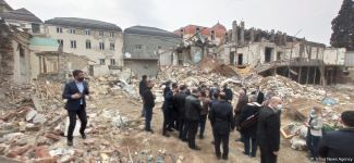 Начался визит делегации Тюркского совета в Гянджу (ФОТО)