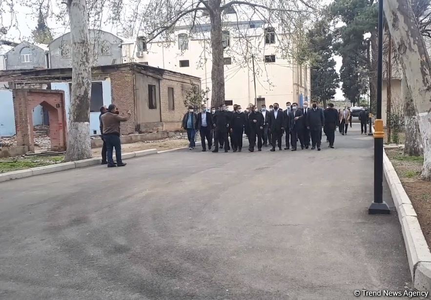 Начался визит делегации Тюркского совета в Гянджу (ФОТО)