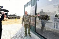 Президент Ильхам Алиев принял участие в открытии в Баку Парка военных трофеев (ФОТО/ВИДЕО)