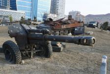 Президент Ильхам Алиев принял участие в открытии в Баку Парка военных трофеев (ФОТО/ВИДЕО)