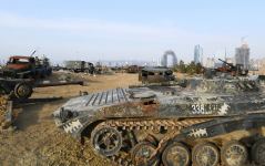 Президент Ильхам Алиев принял участие в открытии в Баку Парка военных трофеев (ФОТО/ВИДЕО)