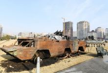 Президент Ильхам Алиев принял участие в открытии в Баку Парка военных трофеев (ФОТО/ВИДЕО)