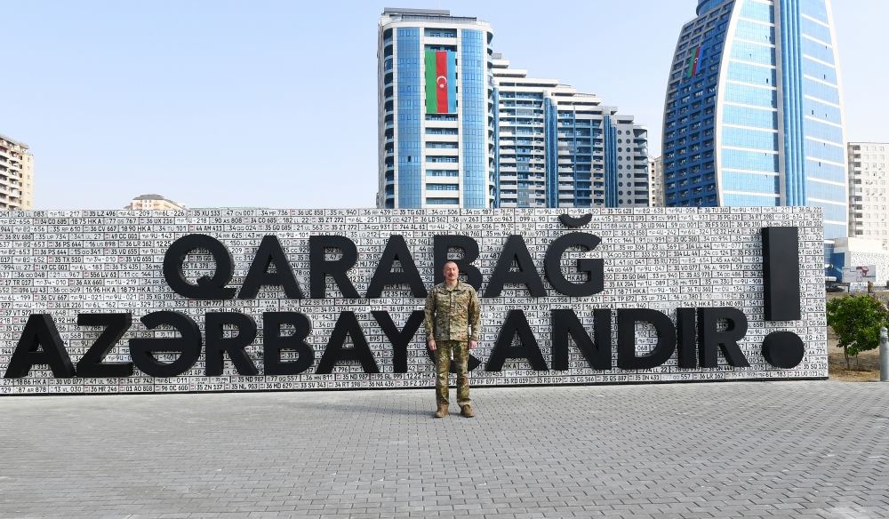 Президент Ильхам Алиев принял участие в открытии в Баку Парка военных трофеев (ФОТО/ВИДЕО)
