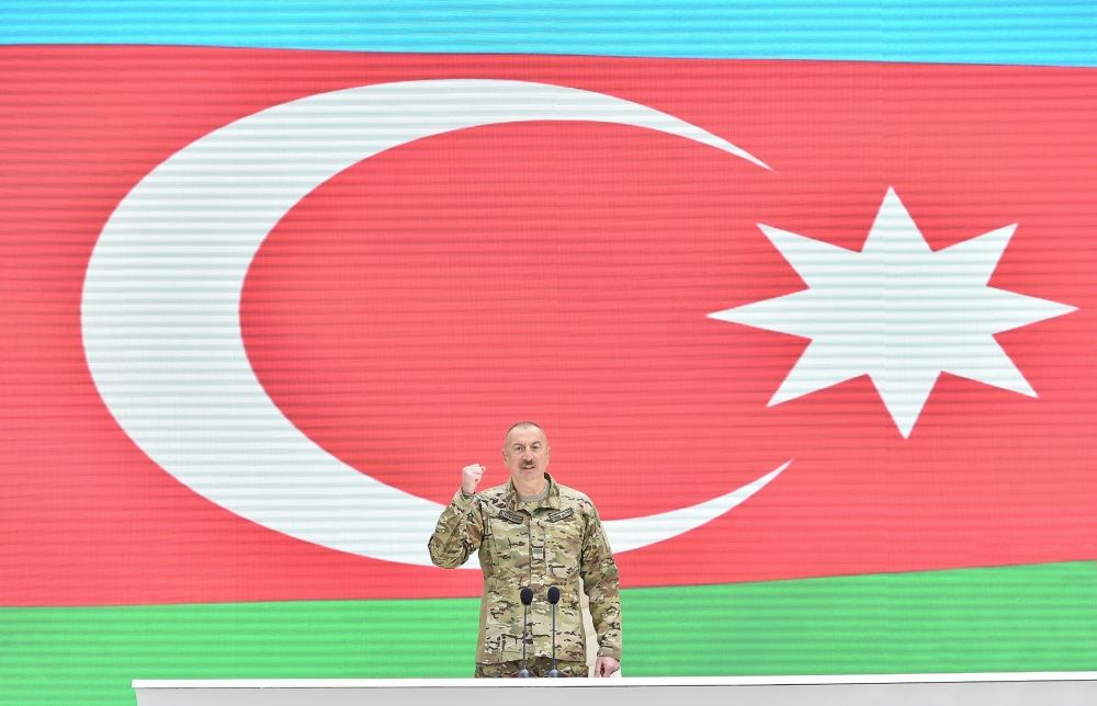 Президент Ильхам Алиев принял участие в открытии в Баку Парка военных трофеев (ФОТО/ВИДЕО)
