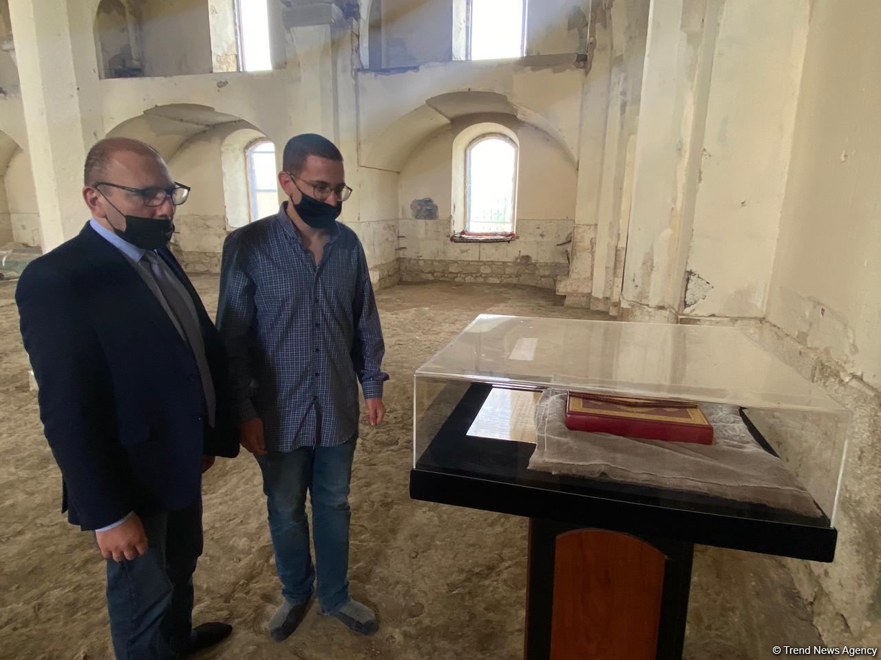 Завершилась поездка израильских журналистов в Агдам (ФОТО)