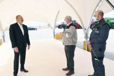 Президент Ильхам Алиев принял участие в презентации агропарка ООО Aqro Dairy в Гаджигабуле (ФОТО)