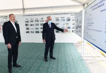Президент Ильхам Алиев принял участие в открытии «Шамахинского агропарка Азерсун» (ФОТО)