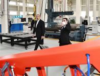 Президент Ильхам Алиев принял участие в открытии Гаджигабульского промышленного квартала (ФОТО)