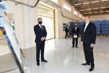 Президент Ильхам Алиев принял участие в открытии Гаджигабульского промышленного квартала (ФОТО)