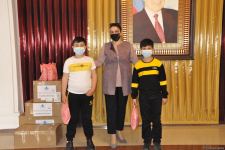 По инициативе депутата Севиль Микаиловой оказана продовольственная помощь семьям шехидов и малообеспеченным семьям в Худате (ФОТО)
