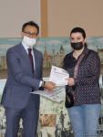 В Университете «Одлар юрду» представлена выставка проекта Mən Qarabağam (ФОТО)