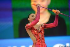 Красота и грация - Лучшие моменты второго дня соревнований Кубка мира по художественной гимнастике в Баку (ФОТО)