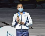 В Баку прошла церемония награждения победителей и призеров Кубка мира по художественной гимнастике (ФОТО)