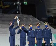 В Национальной арене гимнастики состоялась церемония награждения победителей и призеров Кубка мира в Баку (ФОТО)